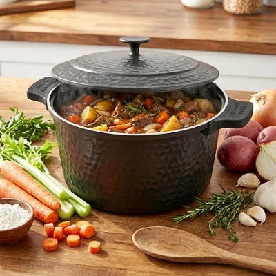 Gotham Steel Non-stick Dutch Oven In Metallic