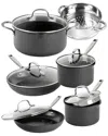 Gotham Steel Pro Ultra Ceramic 2x 11pc Nonstick Cookware Set