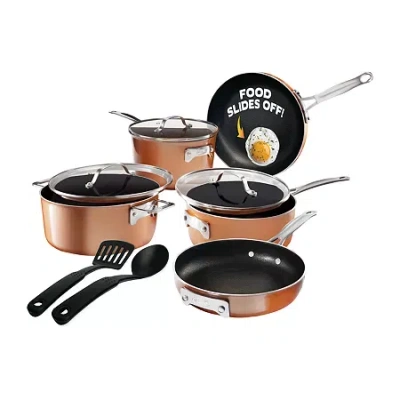 Gotham Steel Stackmaster 10-pc. Cookware Set In Orange