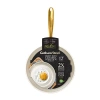 Gotham Steel Ultra 12" Non-stick Frying Pan With Gold Stay Cool Handle In White