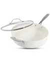 Gotham Steel Ultra Nonstick Ceramic 5.5qt Jumbo Cooker Pan With Lid