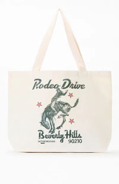 Gothic Mochas Rodeo Drive Tote Bag In Tan In Brown