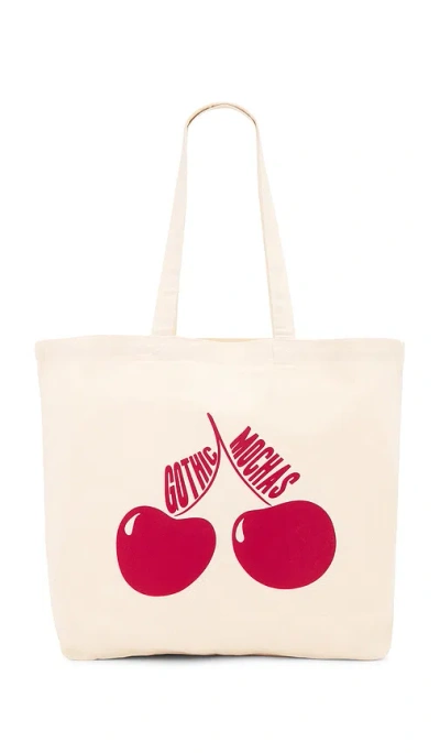 Gothicmochas Cherry Bomb Tote In Red