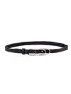 Goti Loop Buckle Belt In Black