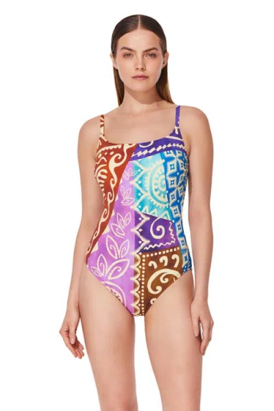Gottex Ashanti Round Neck One Piece In Multi