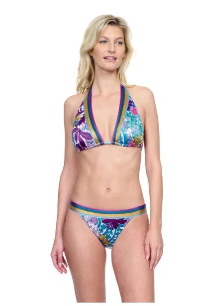 Gottex Bali Halter Bikini Set With Hipster In Multi