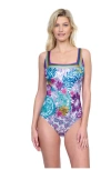 Gottex Bali Square Neck One Piece Swimsuit In Multi