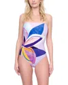 Gottex Paradiso Square Neck One-piece Swimsuit In Multi