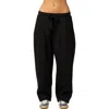 Gottex Beach Life Cozy Coast Airport Princess Seam Sweatpants In Black