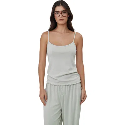 Gottex Beach Life Daydream Pointelle Loungewear Tank Top In White