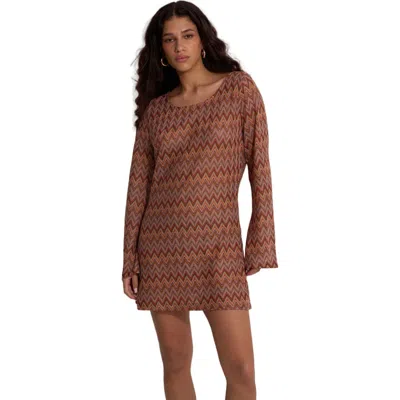 Gottex Beach Life Desert Mirage Beach Tunic In Brown
