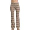 Gottex Beach Life Desert Mirage High Waist Flare Beach Pants In Multi