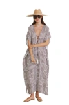 Gottex Beach Life Liora Kaftan Cover-up In Brown