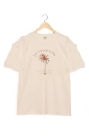 Gottex Beach Life Printed Swim Cover Up Tshirt Fit In Neutral