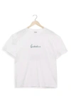 Gottex Beach Life Printed Swim Cover Up Tshirt Fit In White