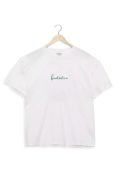 Gottex Beach Life Printed Swim Cover Up Tshirt Fit In White