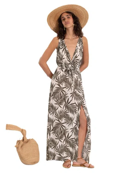 Gottex Beach Life Resort Swim Cover Up Maxi Dress