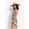 Gottex Beach Life Resort Swim Cover Up Maxi Dress In White