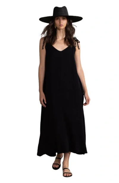 Gottex Beach Life Resort Swim Cover Up Maxi Tie Dress
