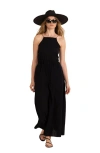 Shop Gottex Beach Life Resort Swim Cover Up Open Back Jumpsuit In Black