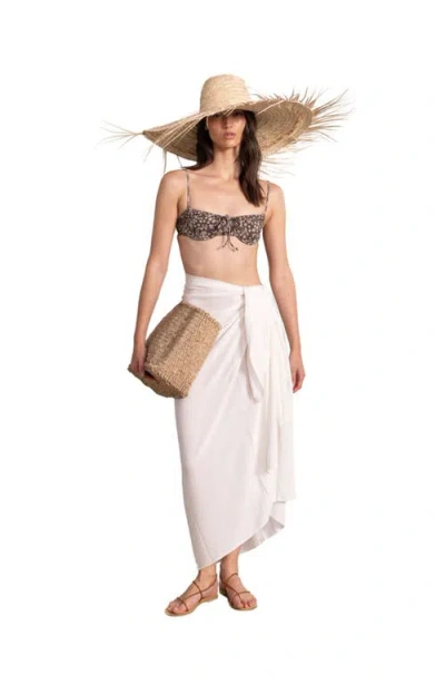 Gottex Beach Life Resort Swim Cover Up Pareo In White