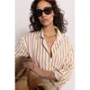 Gottex Beach Life Resort Swim Cover Up Shirt In Multi