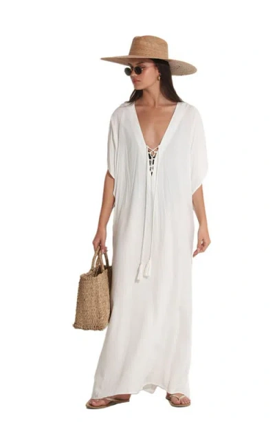Gottex Beach Life Sable Kaftan Cover-up In White