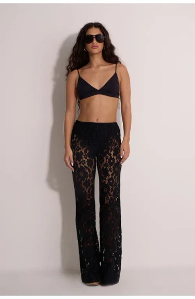 Gottex Beach Life Saint Tropez Floral Lace Cover-up Pants