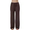 Gottex Beach Life Sandy Days Loungewear Wide Leg Bottoms In Brown