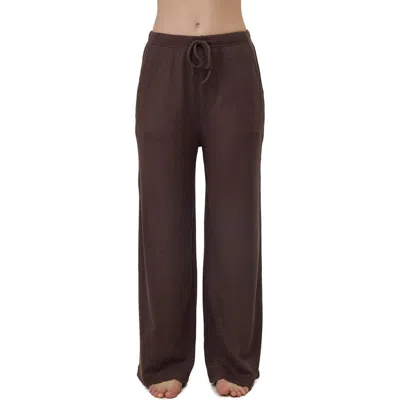 Gottex Beach Life Sandy Days Loungewear Wide Leg Bottoms In Brown