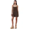 Gottex Beach Life Solena Crêpe High Neck Romper Cover-up In Brown