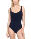 Gottex Beaute Luxury Sweetheart Neck One-piece Swimsuit In Black