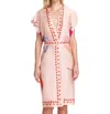Gottex Belt Kimono In Paradise Peach In Pink