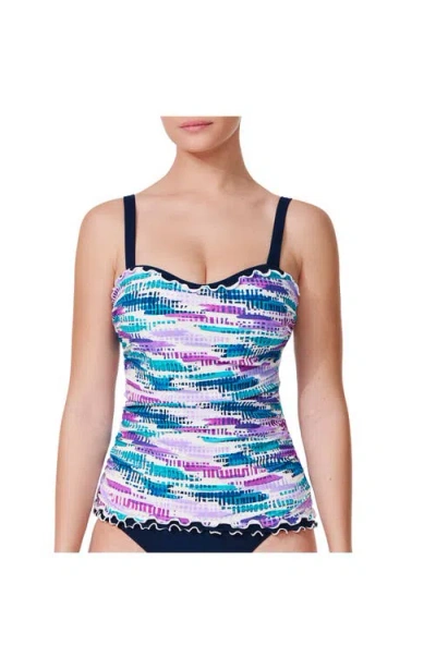 Gottex Canva Tricolore D-cup Tankini Top
