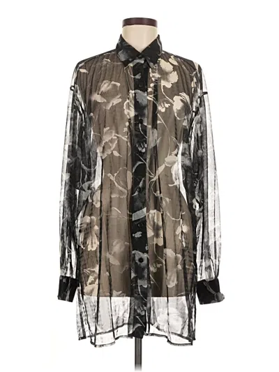 Pre-owned Gottex Cardigan Sweater In Black