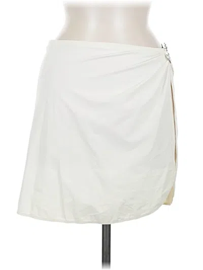 Pre-owned Gottex Casual Skirt In Ivory