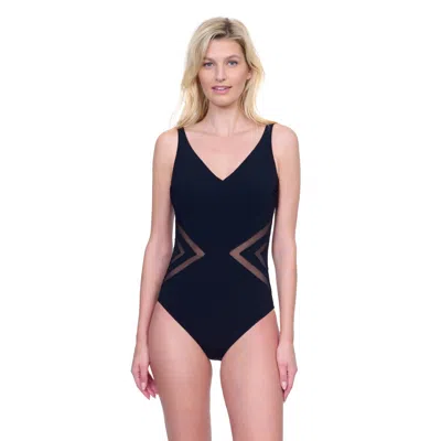 Gottex Day Dreamer V-neck One Piece In Black