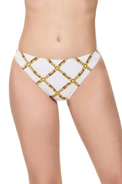 Gottex Deco Riviera Low Rise Bikini Bottom In Multi