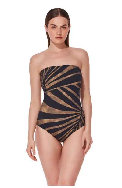 Gottex Desert Queen Bandeau One Piece In Black