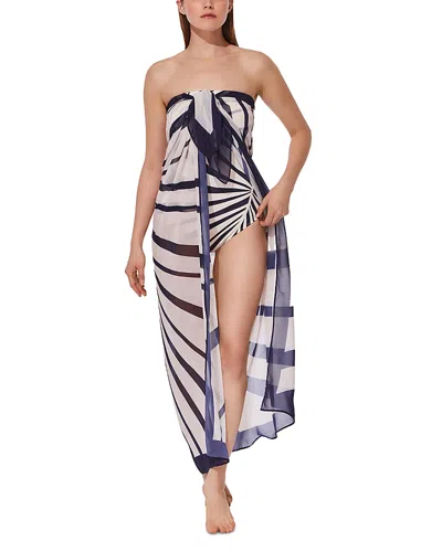 Gottex Desert Queen Pareo Swim Cover Up In Blue