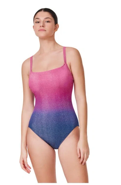 Gottex Dream Ombre Square Neck One Piece In Multi