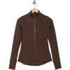 Gottex Flex Full Zip Jacket In Brown