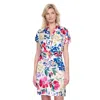 Gottex Garden Dream Button-down Shirt Dress Cover-up In Multi