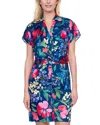 Gottex Garden Dream Button-down Shirt Dress Cover-up In Multi