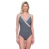 Gottex Golden Chic Surplice One Piece In Black