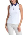 Gottex Half-zip Top In White