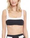 Gottex High Class Square Neck Bralette Bikini Top