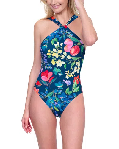GOTTEX HIGH NECK HALTER ONE-PIECE