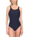 Gottex Square Neck One-piece In Blue