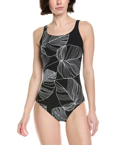 Gottex High Neck One-piece In Black